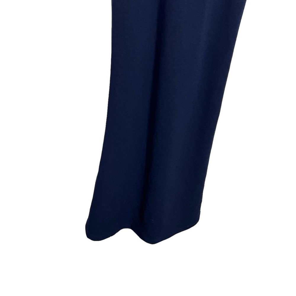 Lulus Melora Navy Blue V Neck Sleeveless Mermaid Full Length Dress XS - Picture 3 of 12